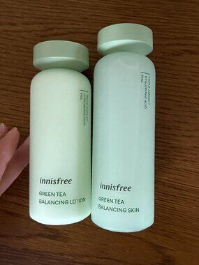 Innisfree Green Tea Balancing Skin & Lotion Hyaluronic Set